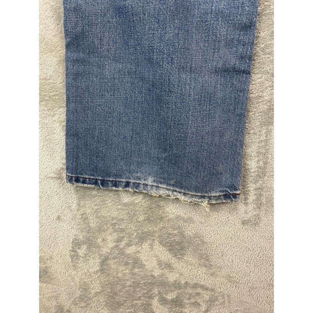 MossIssue Men's Jeans Size 40X30 (Actual 40x29) Blue Denim Baggy Button Fly - Picture 10 of 12